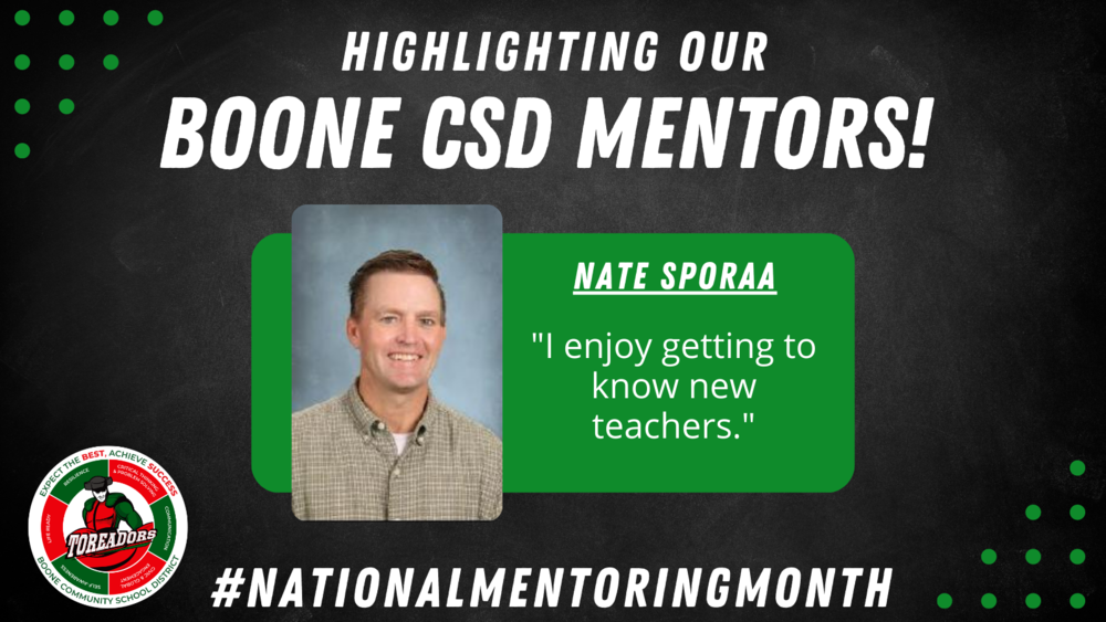 Highlighting our Boone CSD Mentors