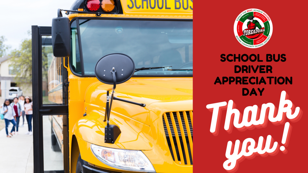 School Bus Driver Appreciation Day Boone Community School District