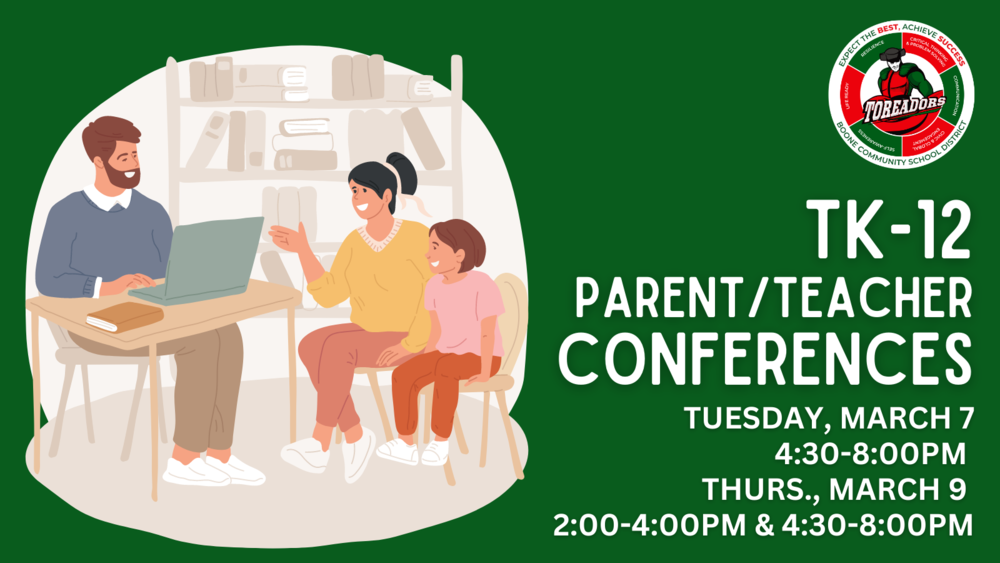 Parent/Teacher Conferences This Week!