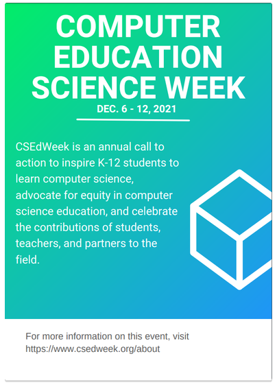 Computer Education Science Week 