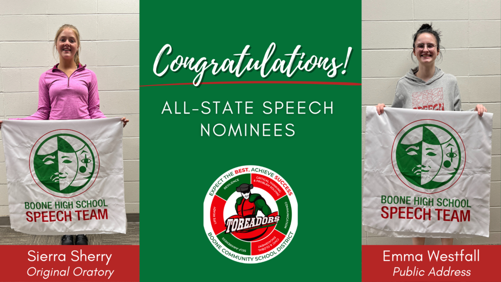 All-State Speech Nominees